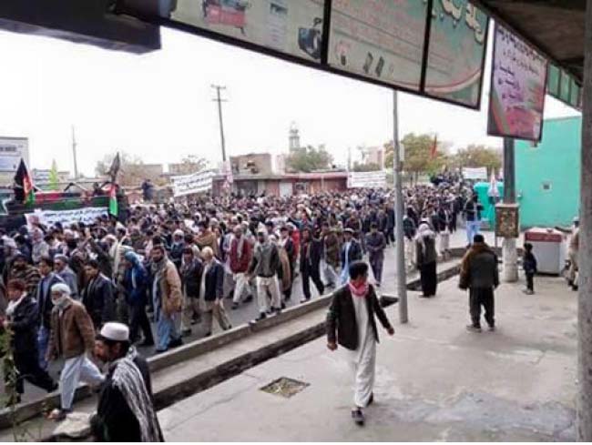Afghans Protest Against Beheading of Civilians